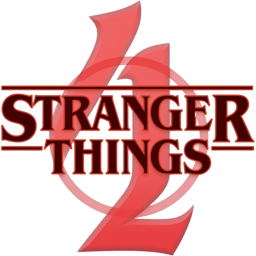 Logo of the first season of the TV series "Stranger Things" emoji