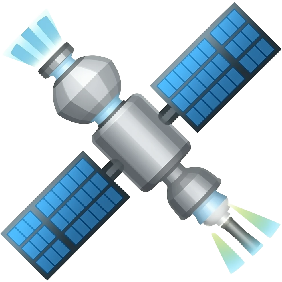 Satellite emoji
