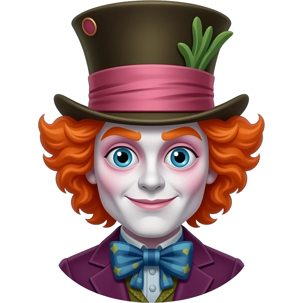mad hatter emoji