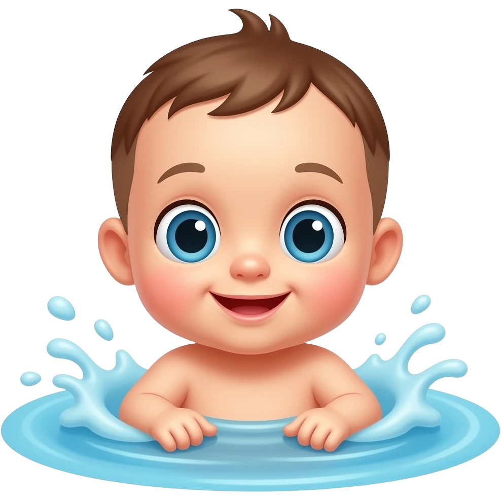 swim baby emoji