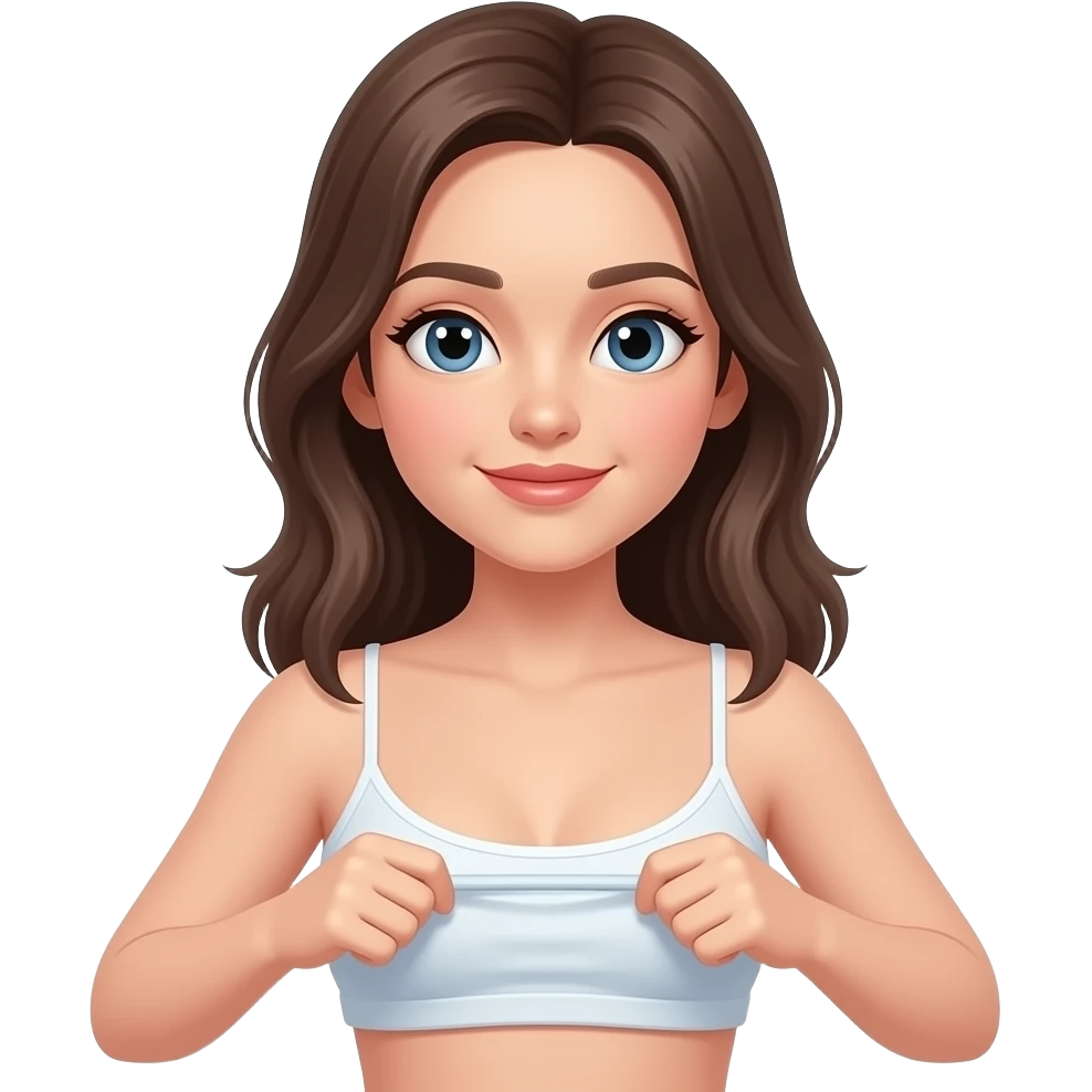 Take your top off,girl emoji