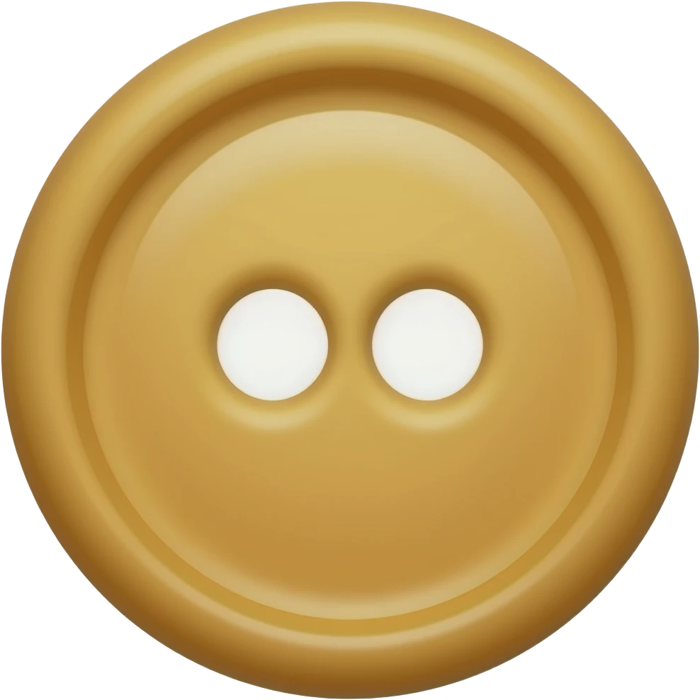 Cookie shaped like a button emoji