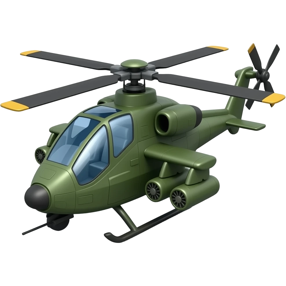 small attack helicopter emoji