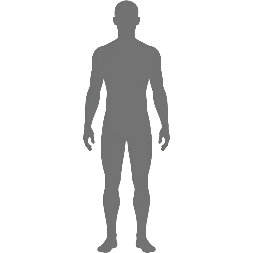 human full body shape shadow emoji