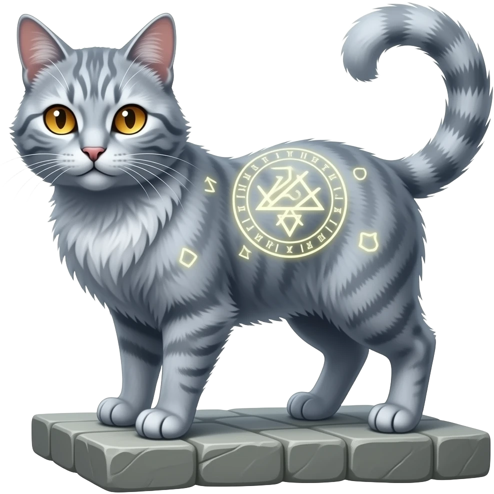Cat magical emoji