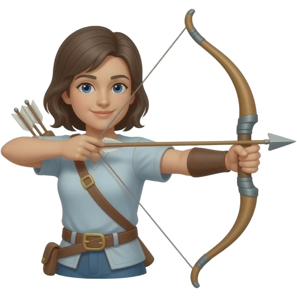 Bow and arrow emoji
