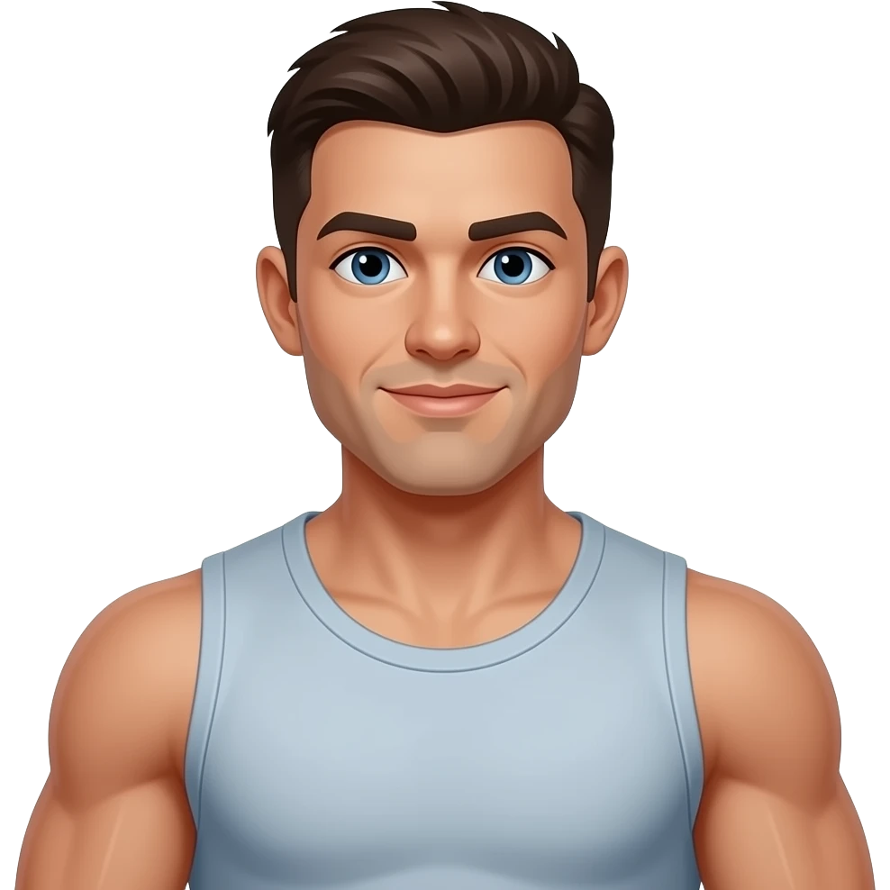 muscle man emoji