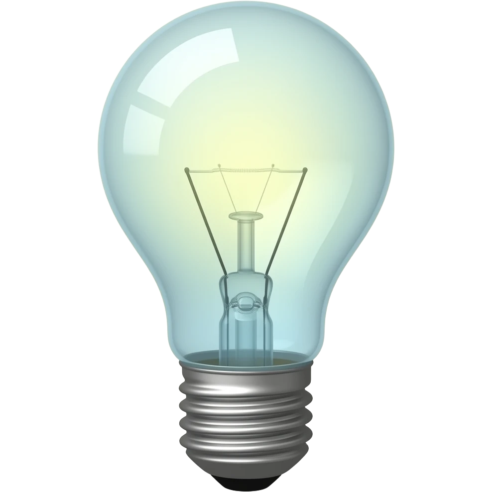 light bulb emoji