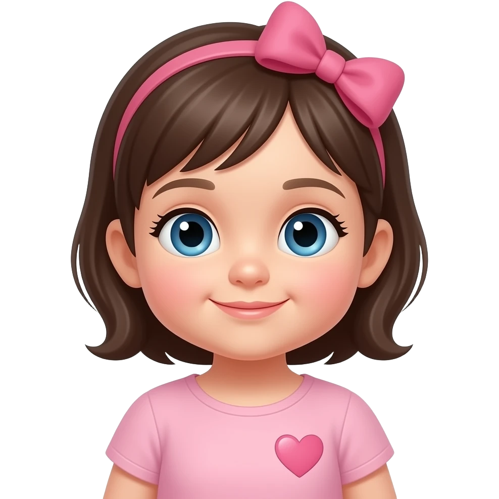 Baby girl emoji