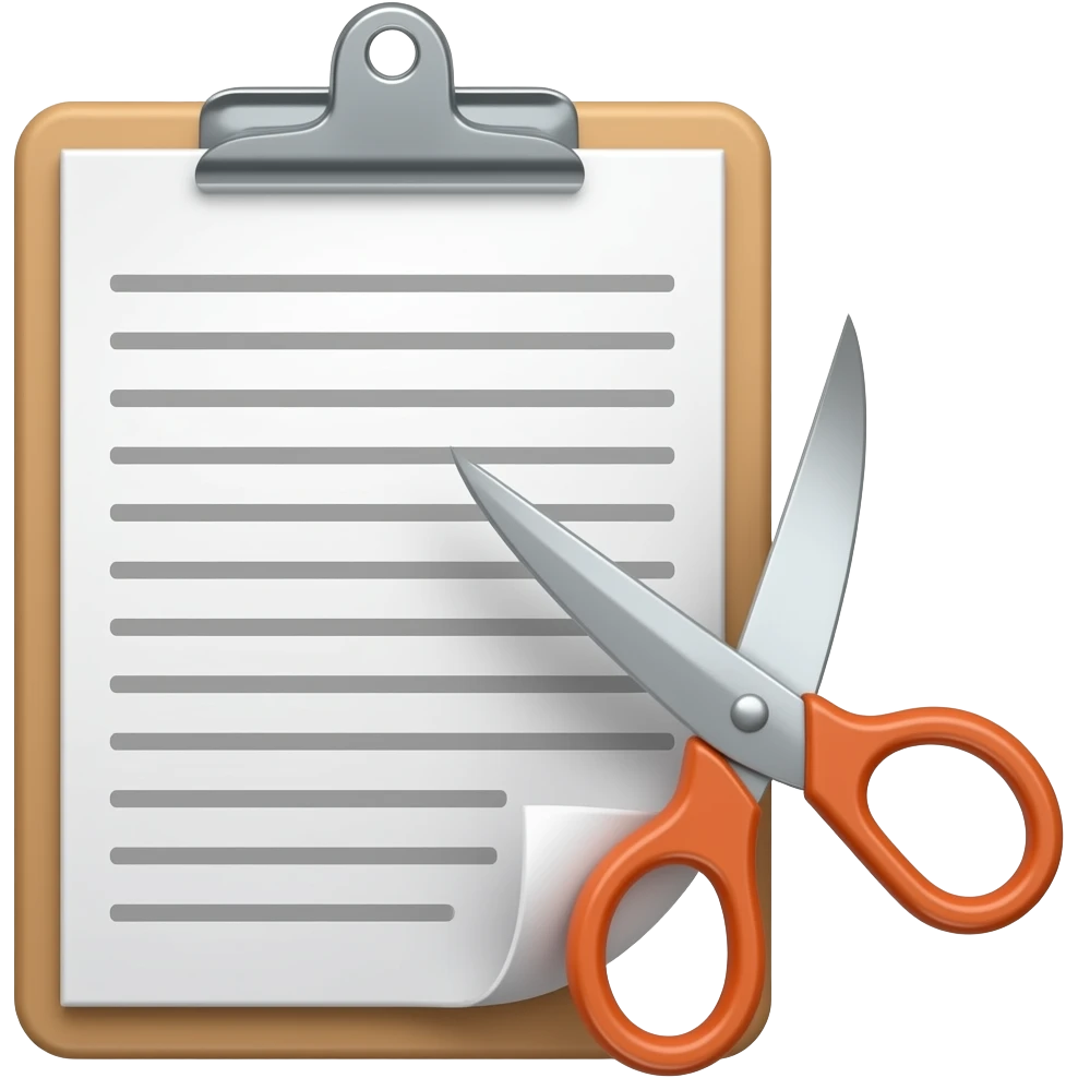 Make a cut and paste emoji emoji
