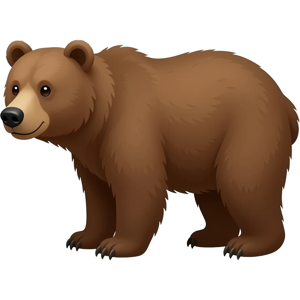 brown bear emoji