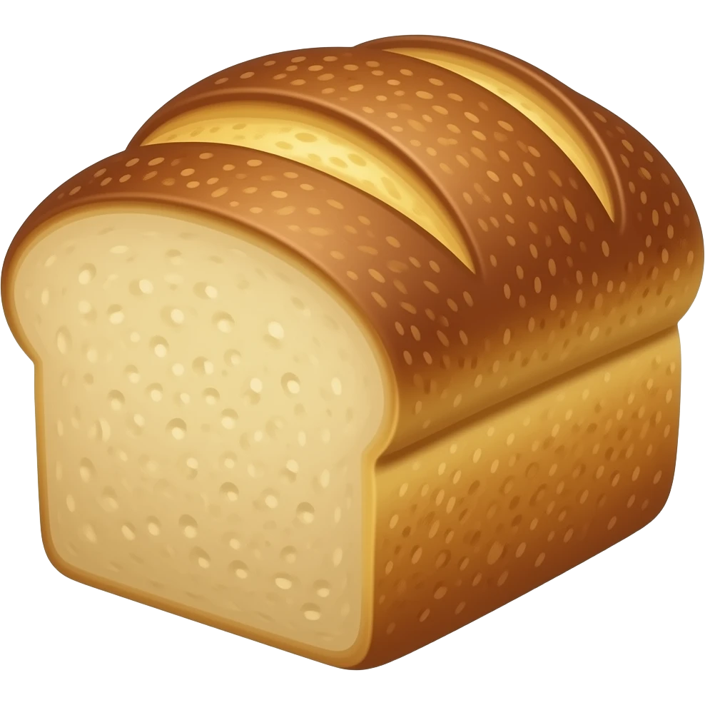 a rustic crusty bread loaf with a golden scored crust emoji | AI Emoji ...