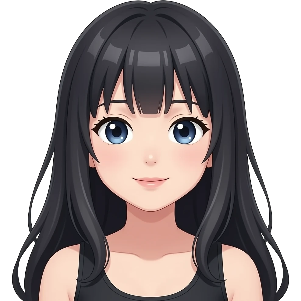 Make a anime girl emoji