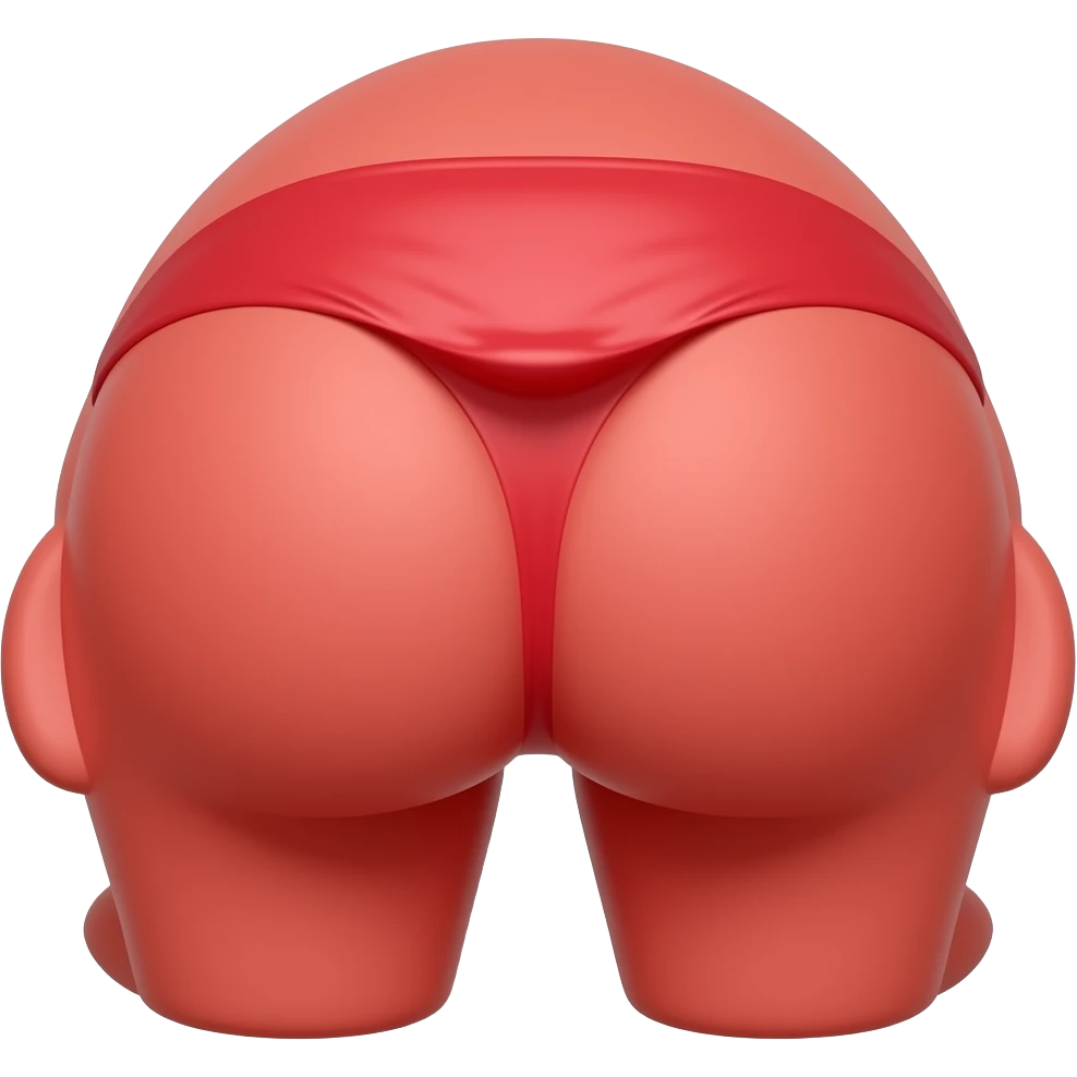 Red BuTT emoji
