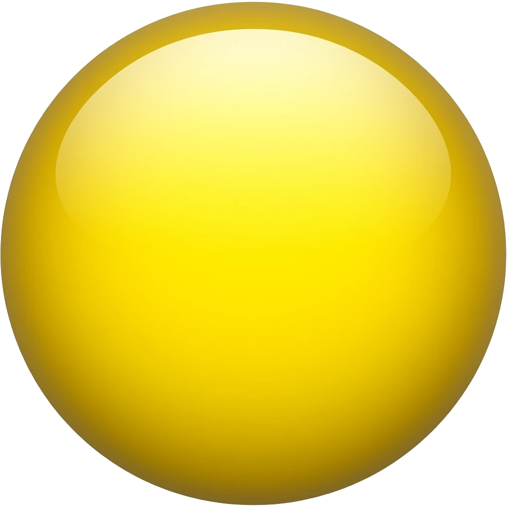 Solid yellow circle emoji