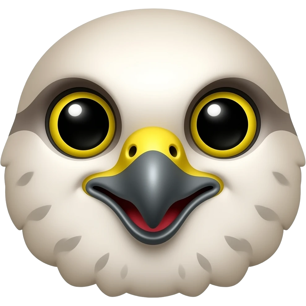 Falcon head emoji happy emoji