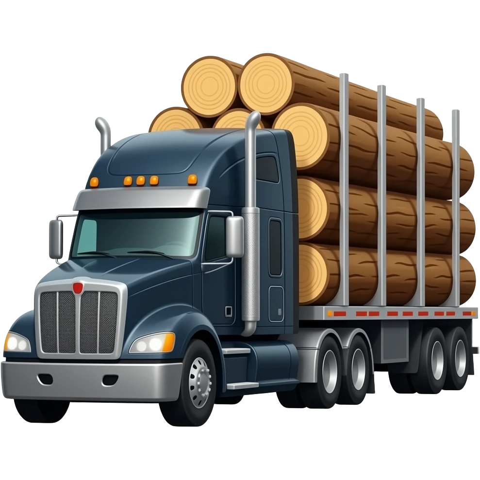 Log truck emoji