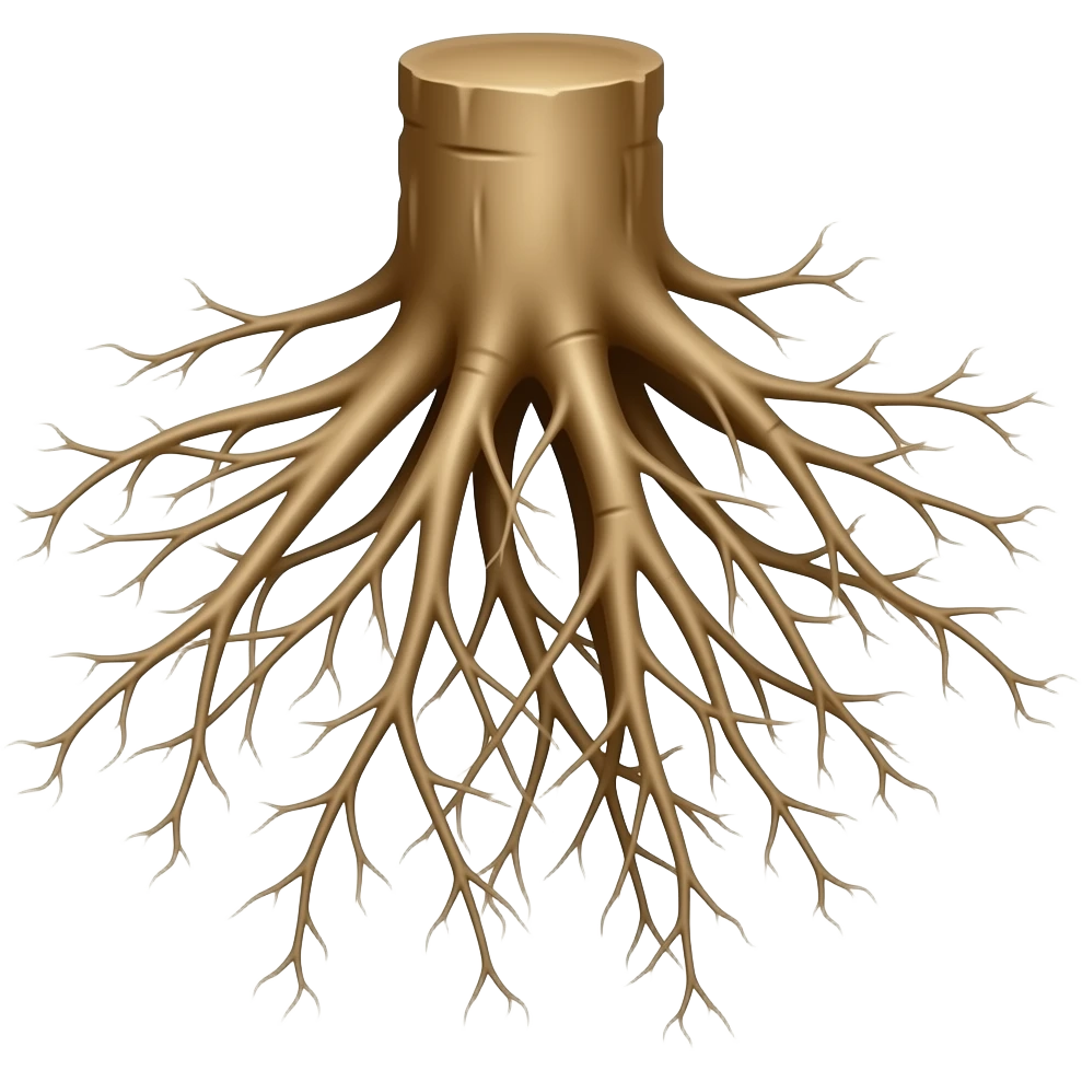Fibrous root emoji