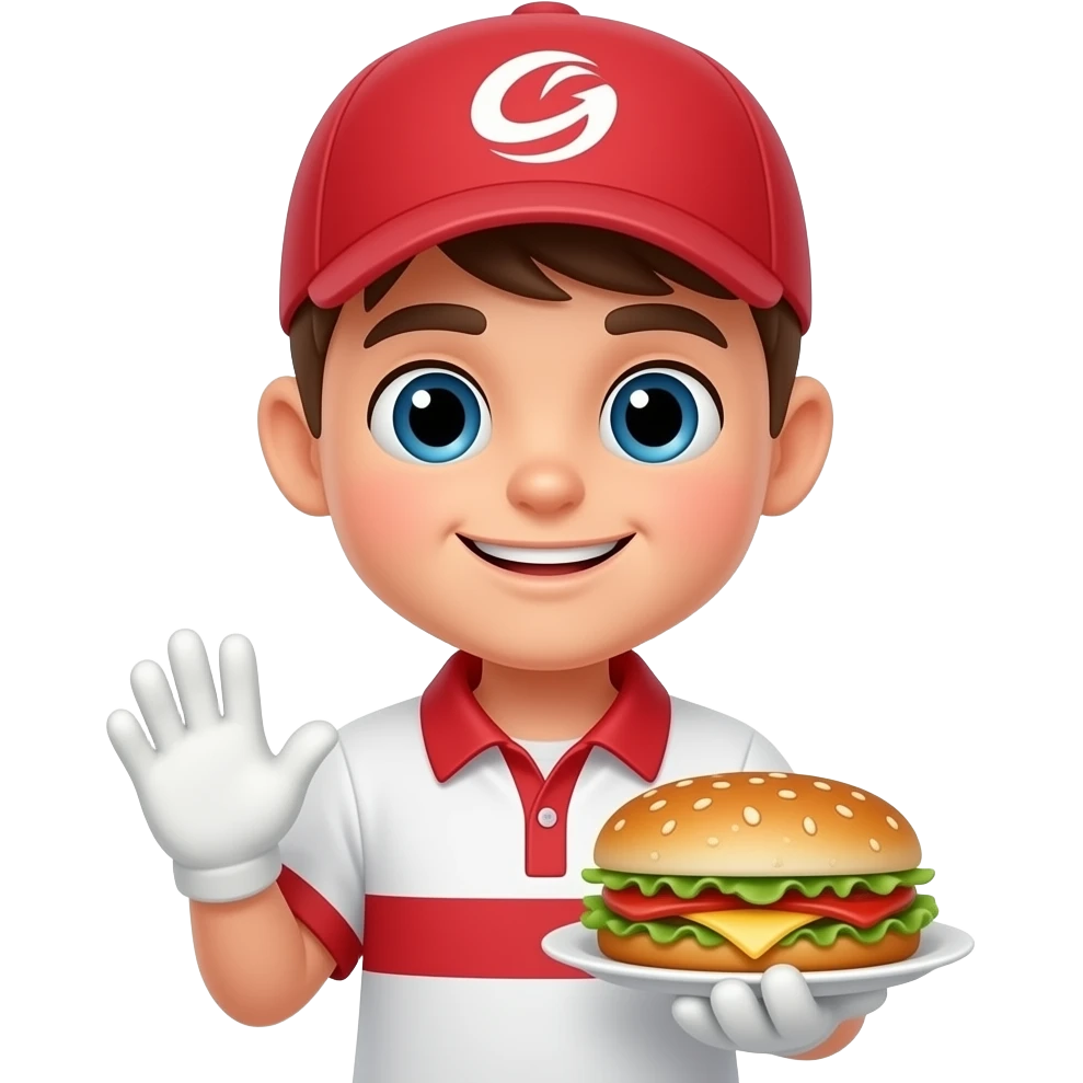 food delivery boy emoji