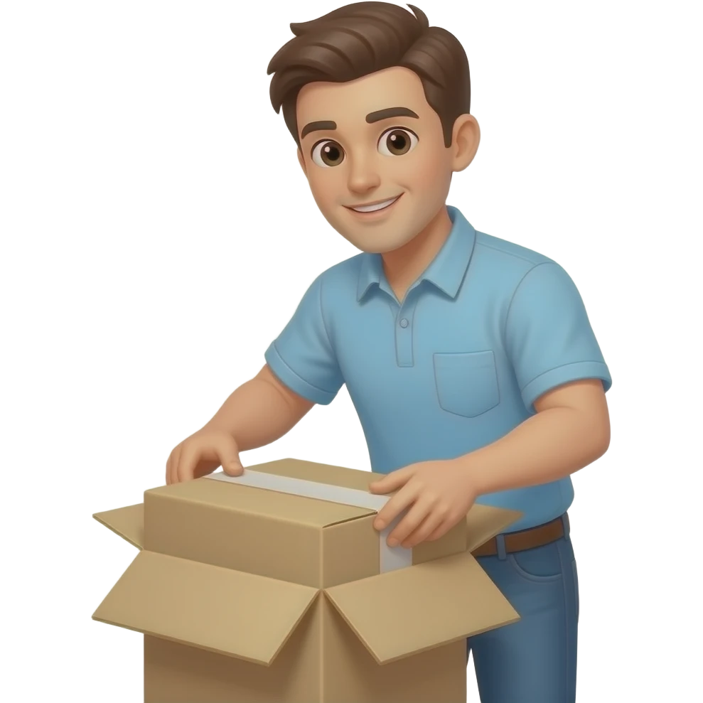 Package men emoji