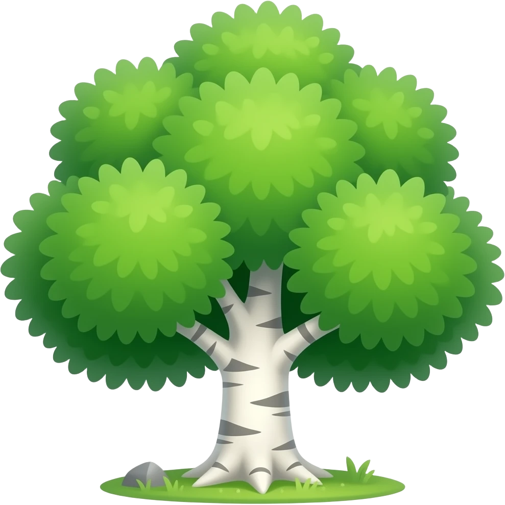birch tree emoji emoji