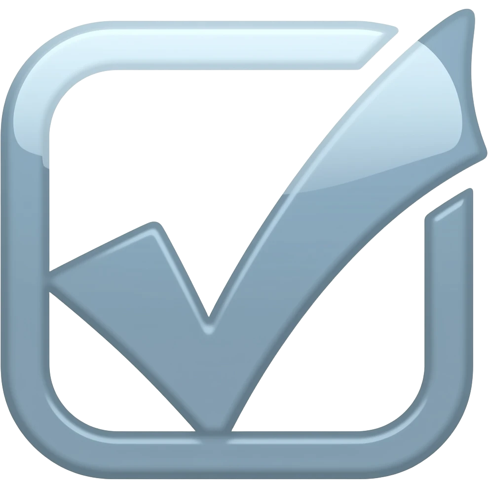 make a checkmark using this logo as a base emoji
