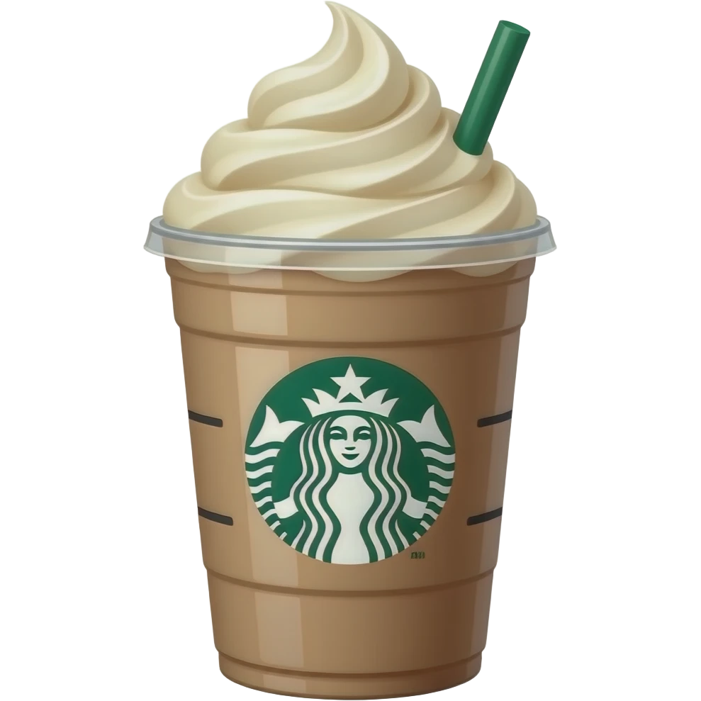 Starbucks Frappe emoji