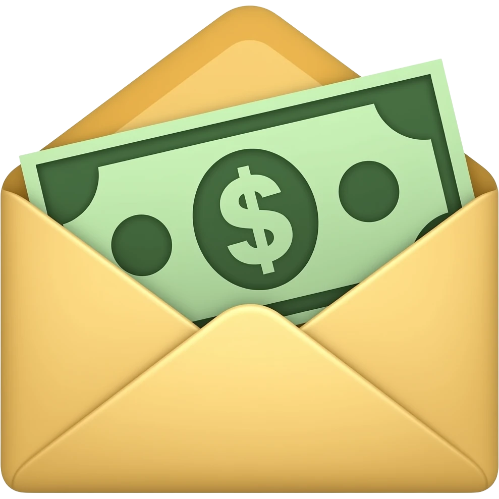 money envelope emoji