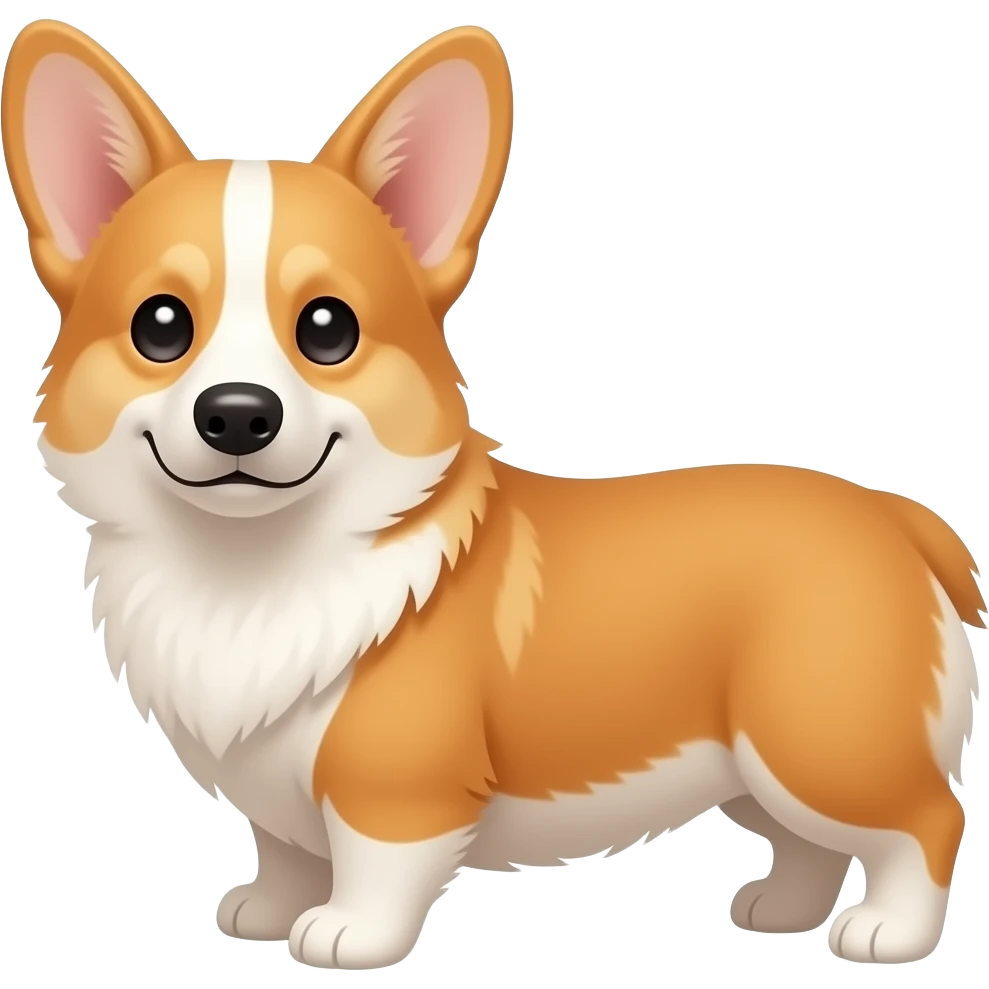 Corgi at setting emoji