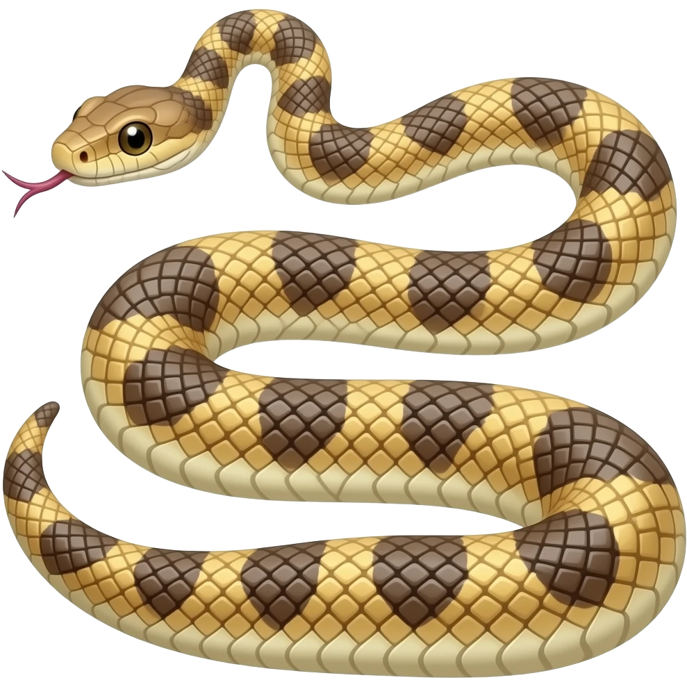 rattle snake zig zag emoji