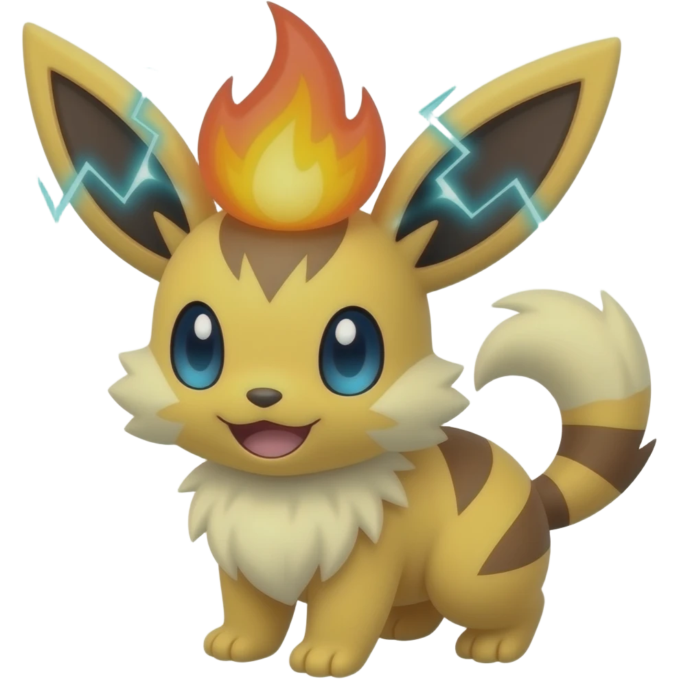 Plusle-Bunnelby-Victini-fusion, full body emoji