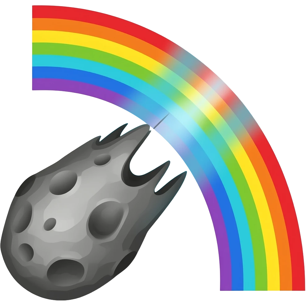 ☄️➕🌈 emoji
