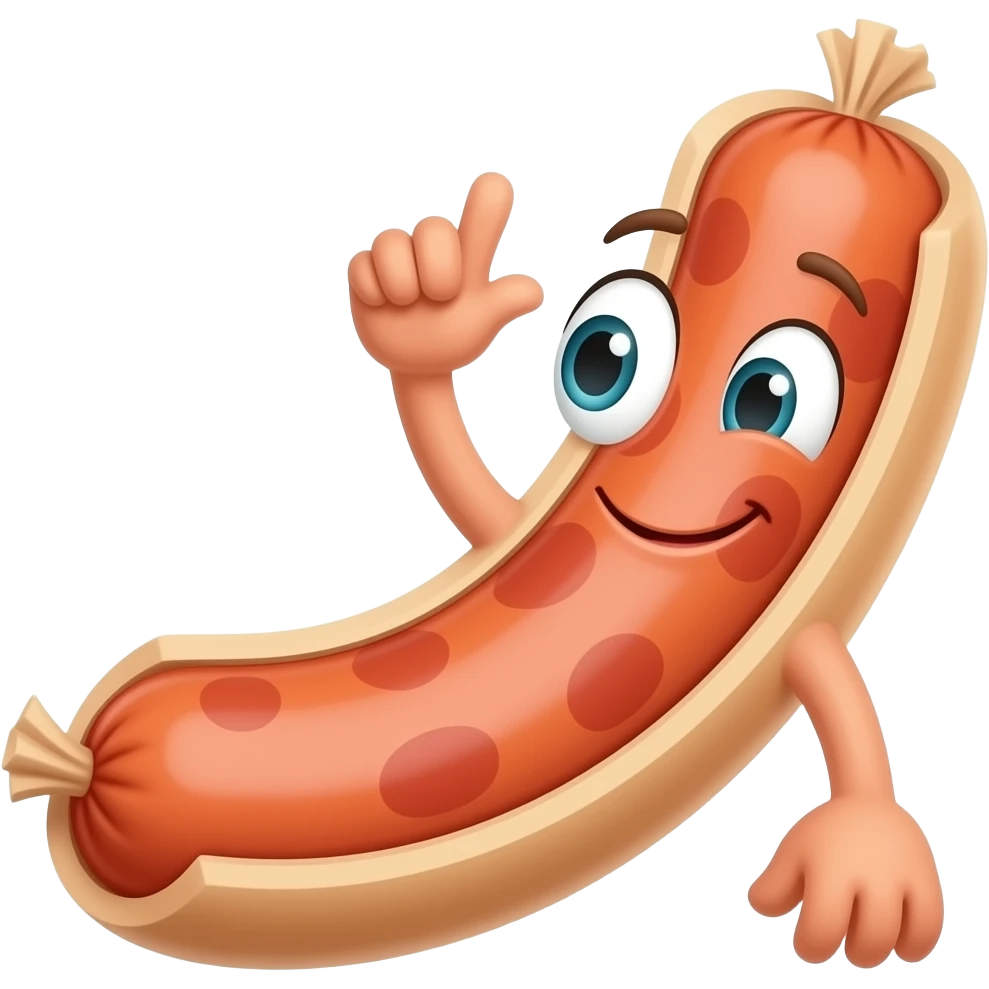 Usingers sausage mascot emoji