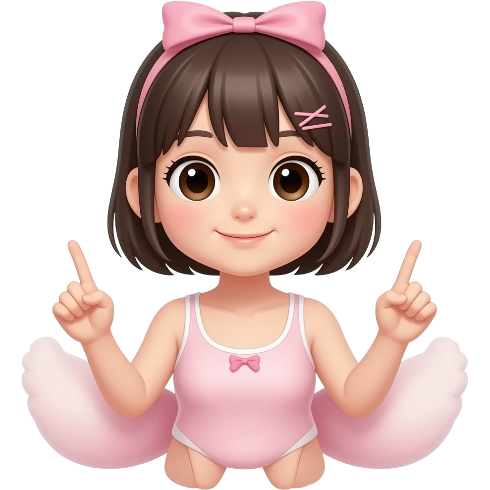 下着姿の幼女 emoji