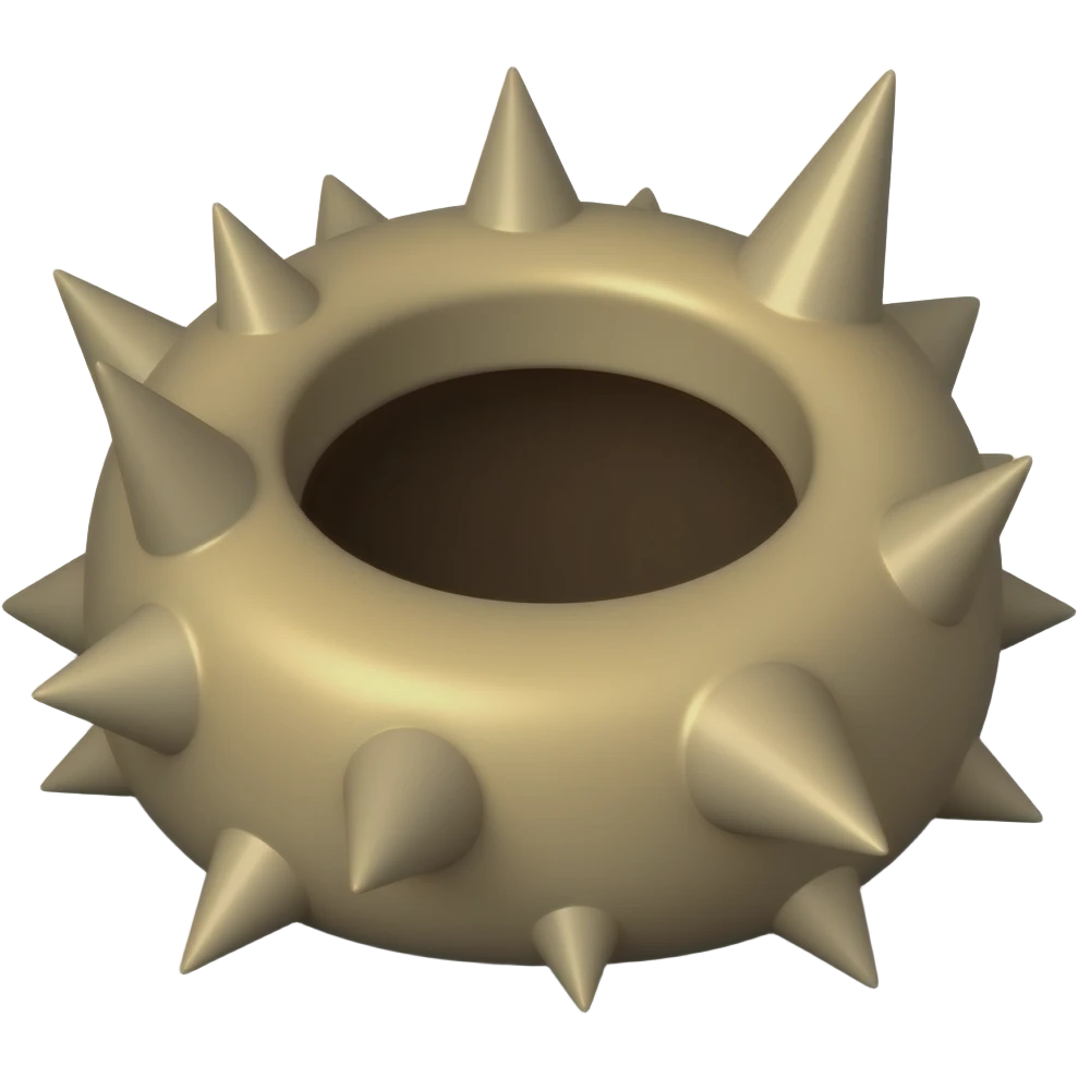 spiked pit emoji
