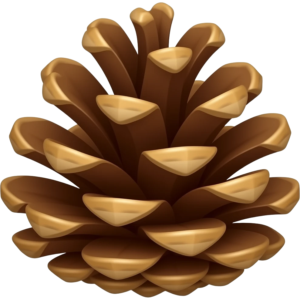 brown pinecones emoji