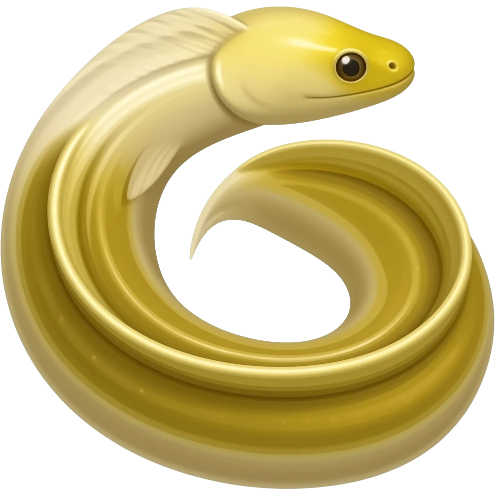 Yellow Eel emoji
