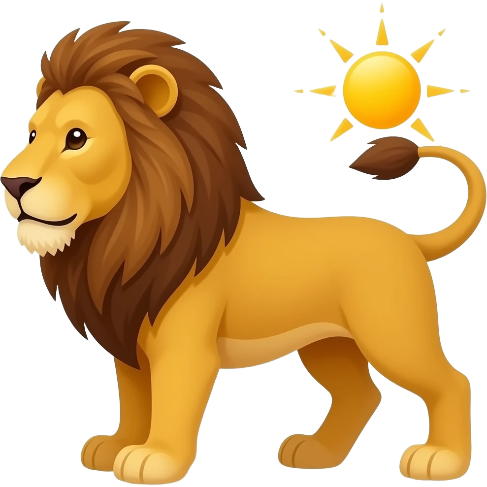 پرچم شیر و خورشید emoji