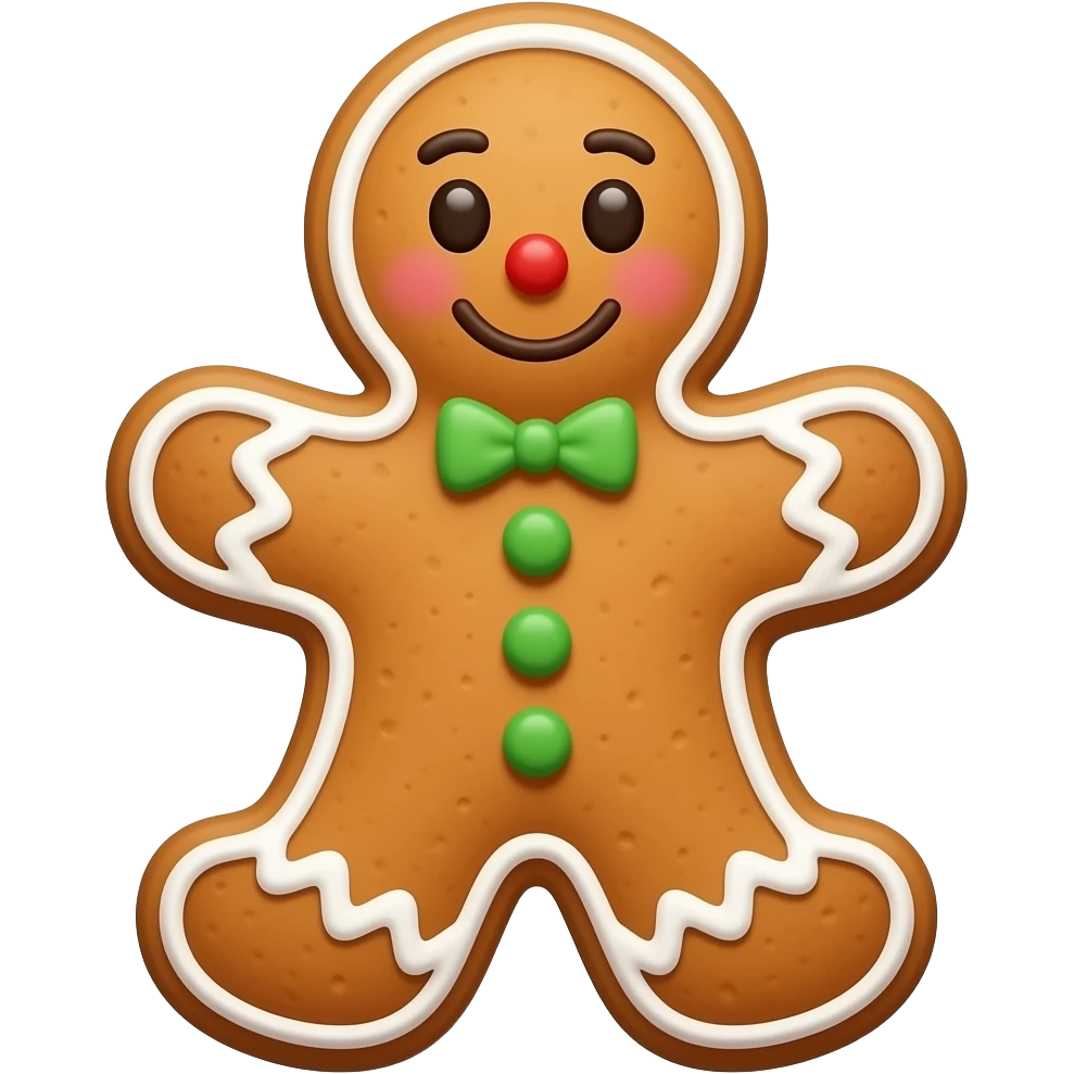 Gingerman cookie emoji