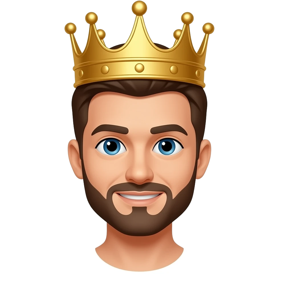 Crowned man emoji