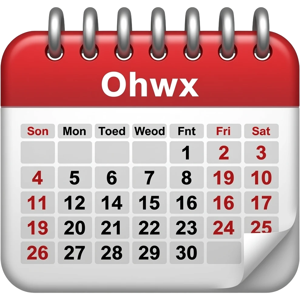 calendar emoji