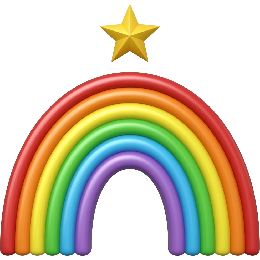 Rainbow emoji