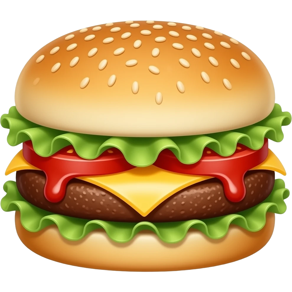 Burger with pancakes bread emoji