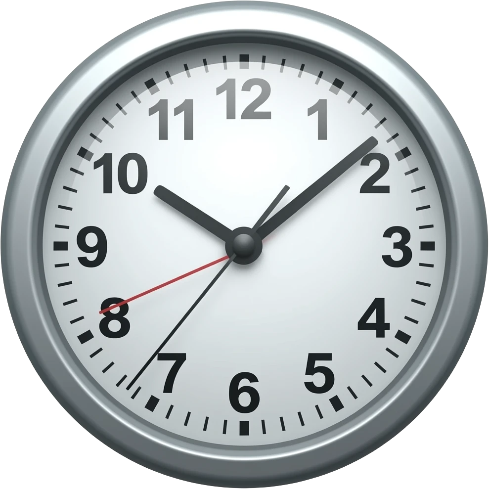digital clock emoji