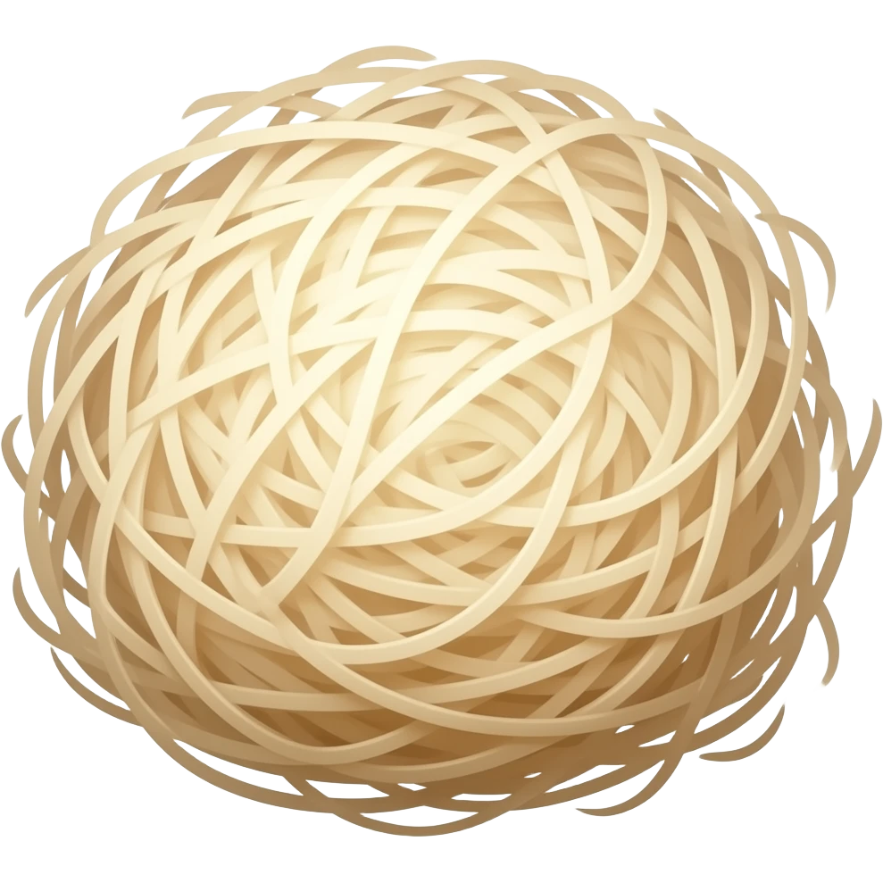 silk fiber emoji