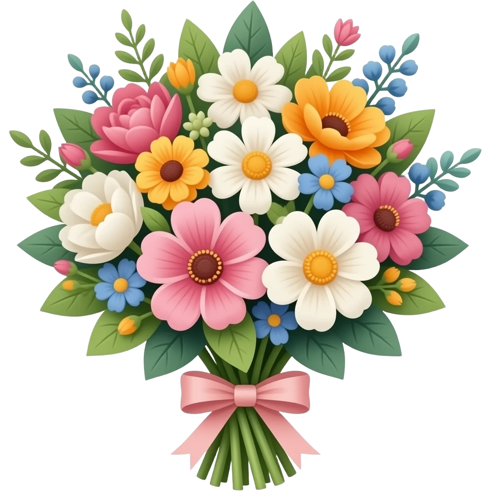 RAMO DE FLORES emoji