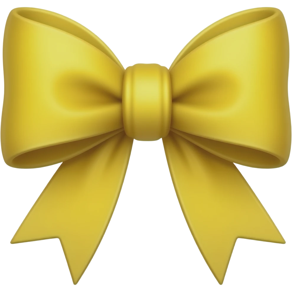 this 🎀 but yellow emoji