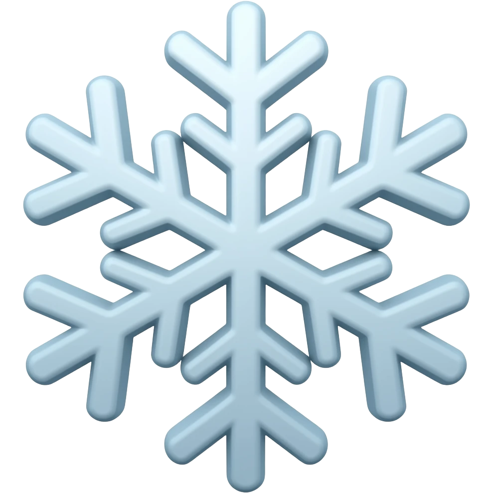 snow flake emoji