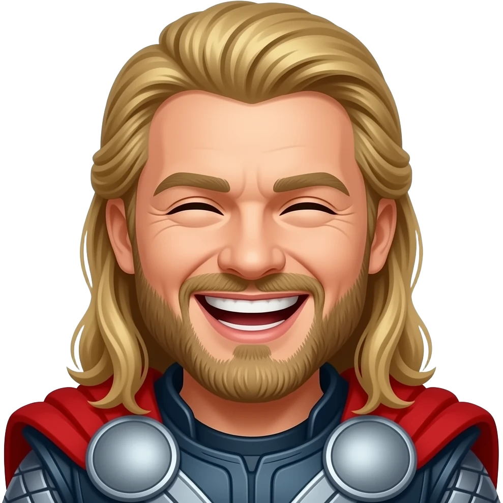 Haz a thor riendose emoji