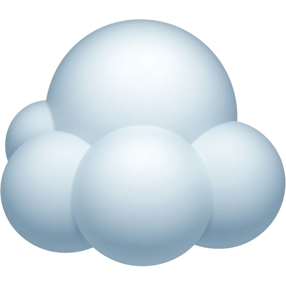 Cloud emoji